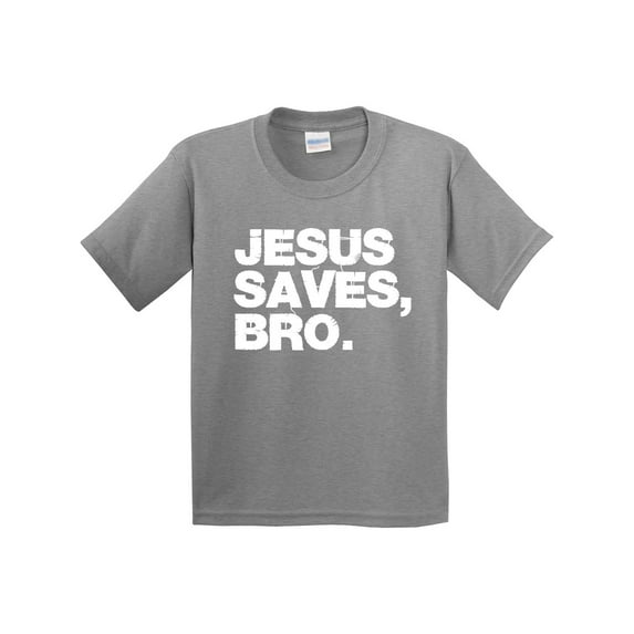 Inktastic Jesus Saves, Bro. Youth T-Shirt