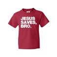thumbnail image 1 of Inktastic Jesus Saves Bro Christian Youth T-Shirt, 1 of 5