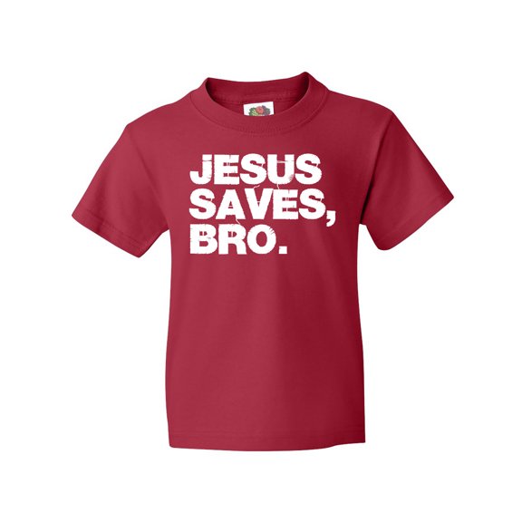 Inktastic Jesus Saves, Bro. Youth T-Shirt