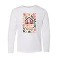 thumbnail image 1 of Inktastic Jesus is the Reason Nativity Scene Christmas Long Sleeve Youth T-Shirt, 1 of 5