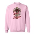 thumbnail image 1 of Inktastic Jesus is the Reason for the Season Christian Cross Adult Sweatshirt, 1 of 4