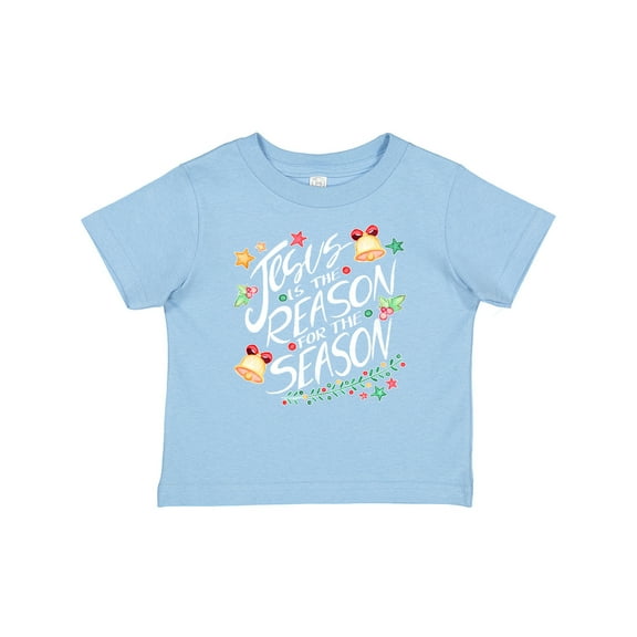 Inktastic Jesus is the Reason for the Season Christmas Bells and Stars Boys or Girls Baby T-Shirt