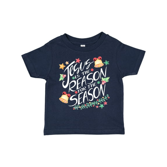 Inktastic Jesus is the Reason for the Season Christmas Bells and Stars Boys or Girls Toddler T-Shirt