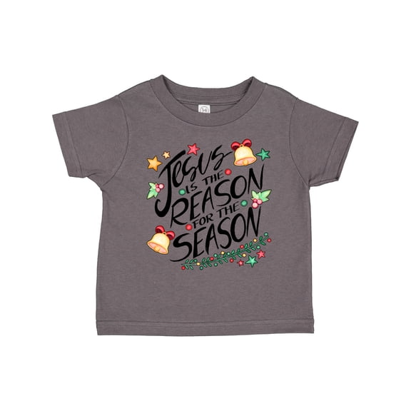 Inktastic Jesus is the Reason for the Season Christmas Bells and Stars Boys or Girls Toddler T-Shirt