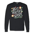 thumbnail image 1 of Inktastic Jesus is the Reason for the Season Christmas Bells and Stars Long Sleeve T-Shirt, 1 of 5