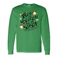 thumbnail image 1 of Inktastic Jesus is the Reason for the Season Christmas Bells and Stars Long Sleeve T-Shirt, 1 of 5