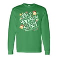 thumbnail image 1 of Inktastic Jesus is the Reason for the Season Christmas Bells and Stars Long Sleeve T-Shirt, 1 of 5