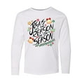 thumbnail image 1 of Inktastic Jesus is the Reason for the Season Christmas Bells and Stars Long Sleeve Youth T-Shirt, 1 of 5