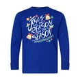 thumbnail image 1 of Inktastic Jesus is the Reason for the Season Christmas Bells and Stars Long Sleeve Youth T-Shirt, 1 of 5