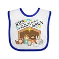 thumbnail image 1 of Inktastic Jesus is the Reason for the Season Christmas Nativity Boys or Girls Baby Bib, 1 of 4