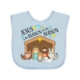 thumbnail image 1 of Inktastic Jesus is the Reason for the Season Christmas Nativity Boys or Girls Baby Bib, 1 of 4