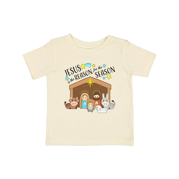 Inktastic Jesus is the Reason for the Season Christmas Nativity Boys or Girls Baby T-Shirt