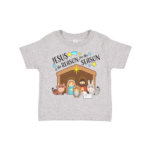 Inktastic Jesus is the Reason for the Season Christmas Nativity Boys or Girls Toddler T-Shirt