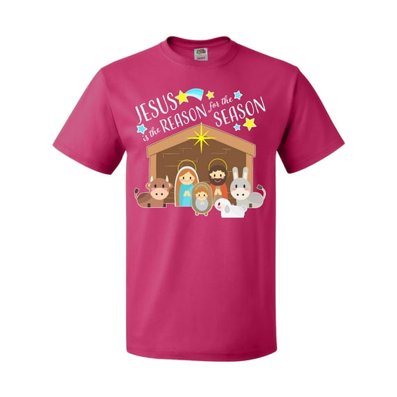 Inktastic Jesus is the Reason for the Season Christmas Nativity T-Shirt
