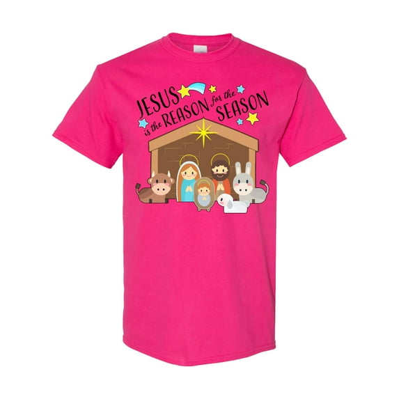 Inktastic Jesus is the Reason for the Season Christmas Nativity T-Shirt