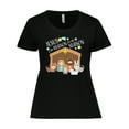 thumbnail image 1 of Inktastic Jesus is the Reason for the Season Christmas Nativity Women's Plus Size T-Shirt, 1 of 5