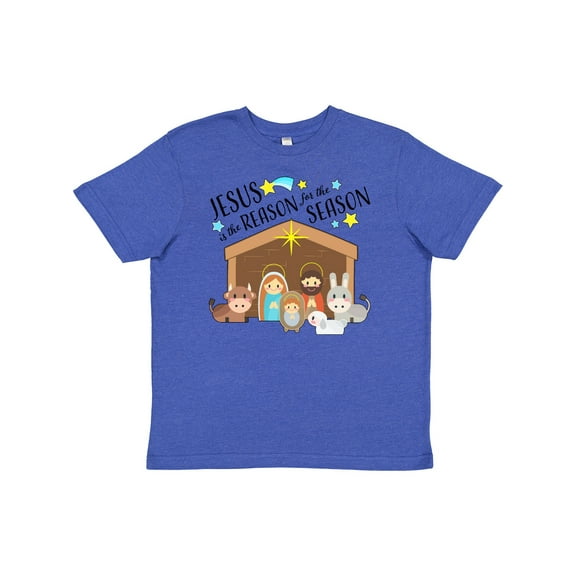 Inktastic Jesus is the Reason for the Season Christmas Nativity Youth T-Shirt