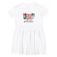 thumbnail image 1 of Inktastic Jesus is the Reason for the Season Girls Toddler Dress, 1 of 5