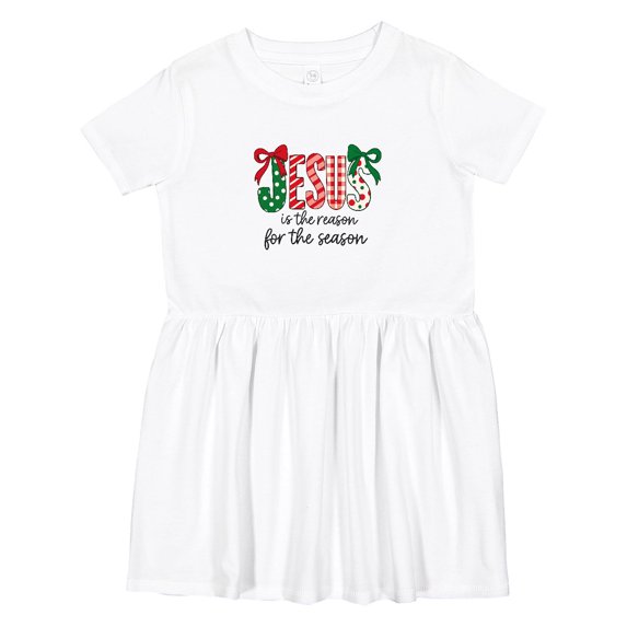 Inktastic Jesus is the Reason for the Season Girls Toddler Dress