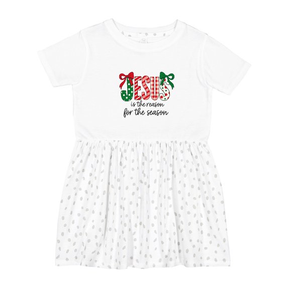 Inktastic Jesus is the Reason for the Season Girls Toddler Dress