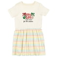 thumbnail image 1 of Inktastic Jesus is the Reason for the Season Girls Toddler Dress, 1 of 5