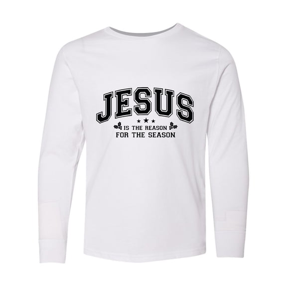 Inktastic Jesus is the Reason for the Season Long Sleeve Youth T-Shirt