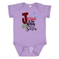 thumbnail image 1 of Inktastic Jesus is the Reason for the Season Pinecone and Snowflakes Boys or Girls Baby Bodysuit, 1 of 5