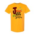 thumbnail image 1 of Inktastic Jesus is the Reason for the Season Pinecone and Snowflakes T-Shirt, 1 of 5
