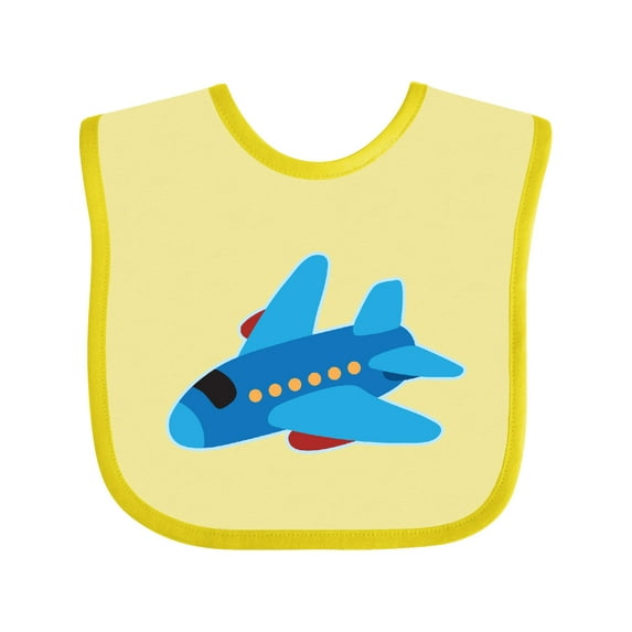 Inktastic Jet Airplane Childs Plane Boys or Girls Baby Bib