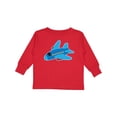 thumbnail image 1 of Inktastic Jet Airplane Childs Plane Boys or Girls Long Sleeve Toddler T-Shirt, 1 of 5