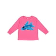 thumbnail image 1 of Inktastic Jet Airplane Childs Plane Boys or Girls Long Sleeve Toddler T-Shirt, 1 of 5