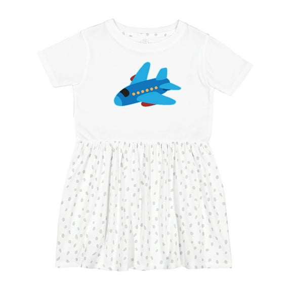 Inktastic Jet Airplane Childs Plane Girls Toddler Dress