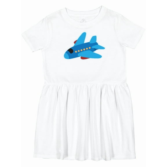 Inktastic Jet Airplane Childs Plane Girls Toddler Dress