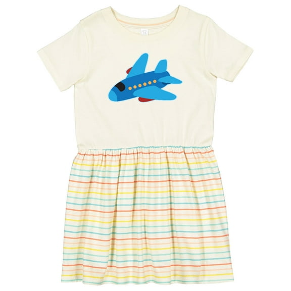 Inktastic Jet Airplane Childs Plane Girls Toddler Dress