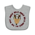 thumbnail image 1 of Inktastic Jingle Bells Boys or Girls Baby Bib, 1 of 4