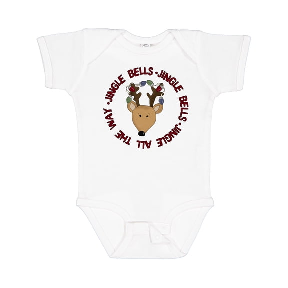 Inktastic Jingle Bells Boys or Girls Baby Bodysuit