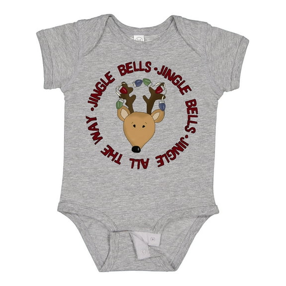 Inktastic Jingle Bells Boys or Girls Baby Bodysuit