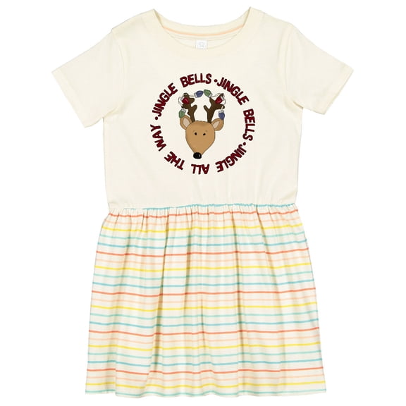 Inktastic Jingle Bells Girls Toddler Dress