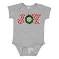 thumbnail image 1 of Inktastic Joy Christmas Ornament with Candy Cane Stripes Boys or Girls Baby Bodysuit, 1 of 5