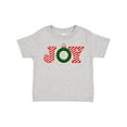 thumbnail image 1 of Inktastic Joy Christmas Ornament with Candy Cane Stripes Boys or Girls Toddler T-Shirt, 1 of 5