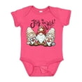 thumbnail image 1 of Inktastic Joy to the World Christmas Gnomes Boys or Girls Baby Bodysuit, 1 of 5