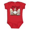 thumbnail image 1 of Inktastic Joy to the World Christmas Gnomes Boys or Girls Baby Bodysuit, 1 of 5