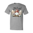 thumbnail image 1 of Inktastic Joy to the World Christmas Gnomes T-Shirt, 1 of 5
