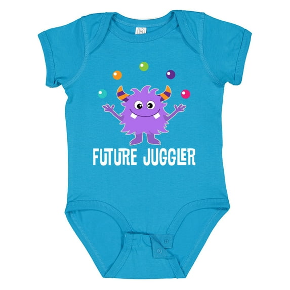 Inktastic Juggling Monster Future Juggler Boys or Girls Baby Bodysuit