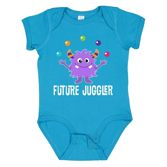 Inktastic Juggling Monster Future Juggler Boys or Girls Baby Bodysuit