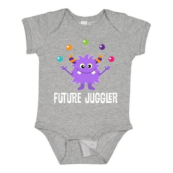 Inktastic Juggling Monster Future Juggler Boys or Girls Baby Bodysuit