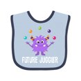 thumbnail image 1 of Inktastic Juggling Monster Future Juggler Boys or Girls Baby Bib, 1 of 4