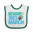 thumbnail image 1 of Inktastic Julius Caesar Ides of March Boys or Girls Baby Bib, 1 of 4
