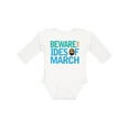 thumbnail image 1 of Inktastic Julius Caesar Ides of March Boys or Girls Long Sleeve Baby Bodysuit, 1 of 5