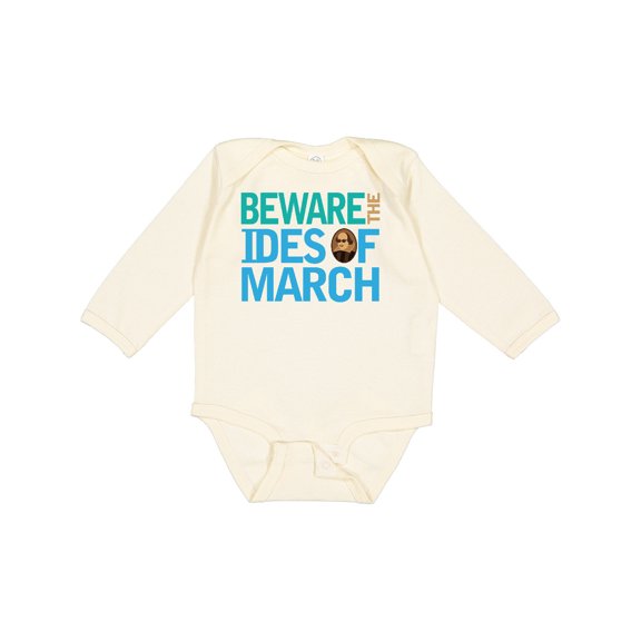 Inktastic Julius Caesar Ides of March Boys or Girls Long Sleeve Baby Bodysuit
